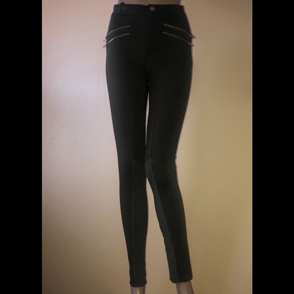 NWT GREEN SKINNY STRETCH PANTS - Picture 3 of 7
